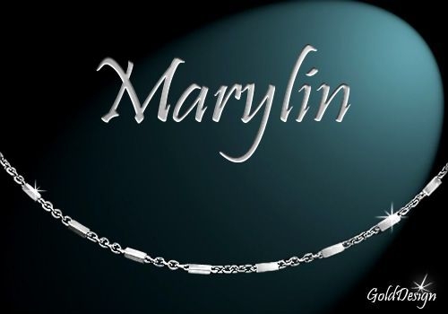 Marylin - řetízek rhodium